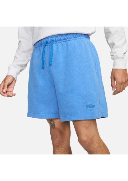 Club Fleece Short Fine 2.0 Bol Kesim Mavi Erkek Şort fiyatları