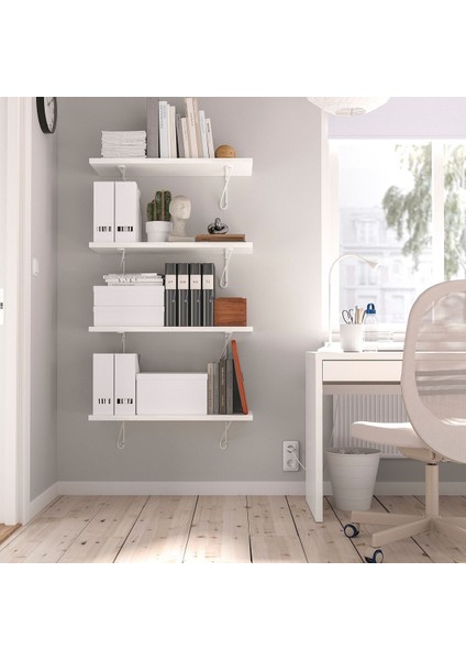 Duvar Rafı Ayağı, Beyaz, 18X25 cm fırsatları