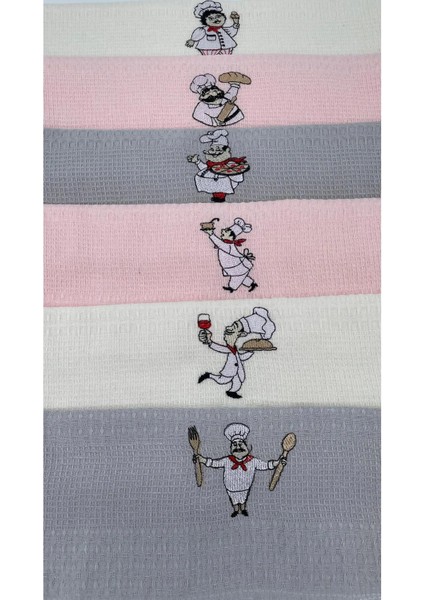 Eluvi 6'lı Aşçı Seti Mutfak Havlusu (40X60) fiyatları