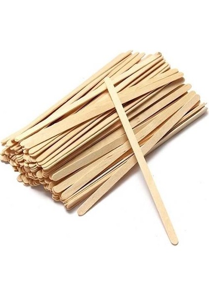 Ekonomik Ahşap Karıştırıcı & Tahta Karıştırıcı Takribi 400 Adet 6 mm *10 cm Alya Wood