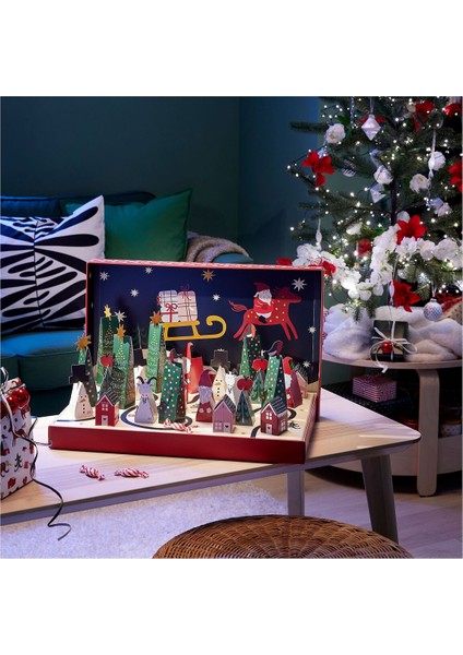 Hediye Kutusu, Kırmızı, 34X54X5 cm fiyatları