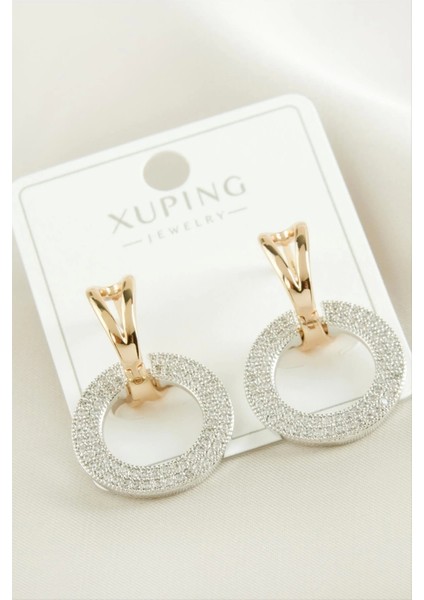 Xuping Halka Lüks Çelik Küpe