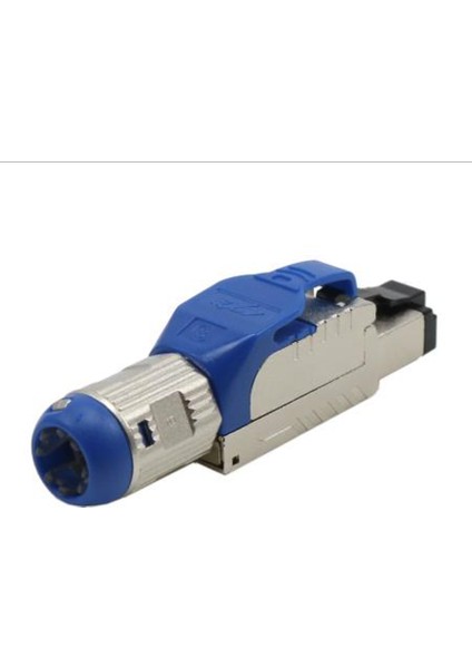 Cat8 RJ45 Endüstriyel Tip IP20 Stp konnektör Korumalı Saha Fişi Aracı Kolay Metal Döküm Sonlandırma Konnektörü fiyatları
