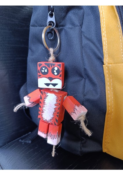 Ahşap Kaplan Maskot, Ahşap Anahtarlık, Ahşap Çanta Cahrmı, Çanta Charmı Anahtarlık, Anahtarlık, El Yapımı Ahşap Hediyelik fiyatları