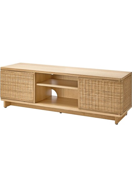 Tv Sehpası, Rattan, 157X41X49 cm