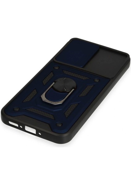 Samsung Galaxy A34 5g Kılıf Pars Lens Yüzüklü Silikon - Lacivert indirimleri