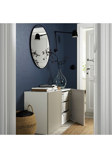 Dolap Kombinasyonu, Beyaz-Parlak Cila-Bej, 120X42X65 Cm, Selsvıken fiyatları