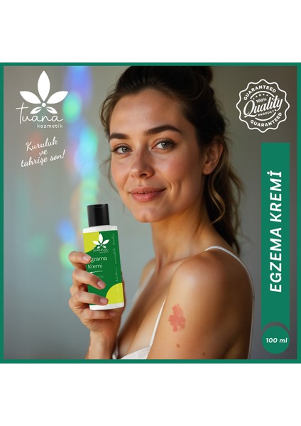 Egzama Kuru Ciltler İçin Nemlendirici Krem Bakım Yapıcı Etki 100 ml Kadın Kullanımı