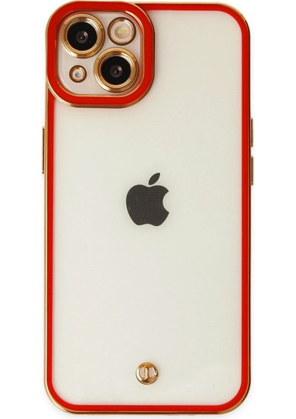 Iphone 14 Plus Kılıf Liva Lens Silikon - Kırmızı Arbkd fiyatları