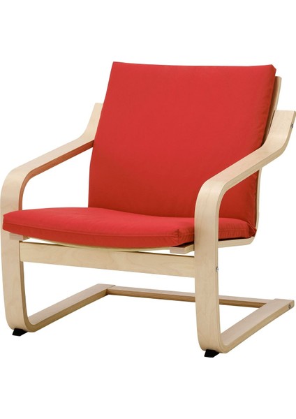 Sallanan Koltuk, Ekru-Bej-Vissle Kırmızı, Alçak Arkalıklı