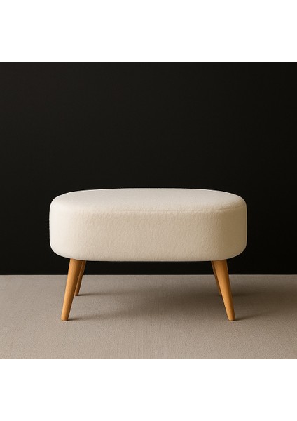 Ahşap Ayaklı Geniş Oturum Alanına Sahip Özel Tasarım Bench Puf (Ev,bahçe,ofis,salon) modelleri