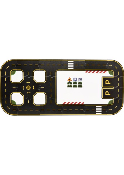 23 Parçalı Araba Seti, Çok Renkli