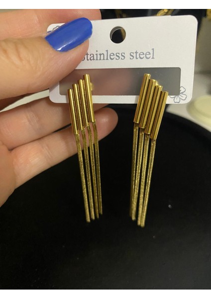 Modern Şık Sallantılı Kadın Küpe Çelik Küpe fiyatları