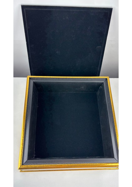 Aynalı Kutu Gondol Şekerlik Sunumluk Söz Nişan Kız Isteme Çikolatalık Dekoratif Obje Biblo Süs Eşya