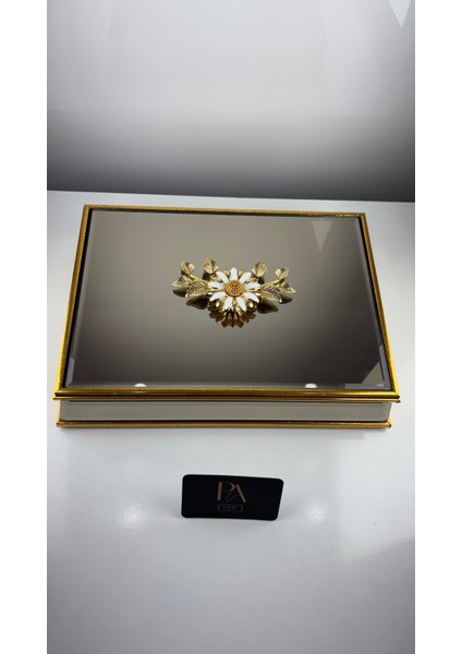 Aynalı Kutu Gondol Şekerlik Sunumluk Söz Nişan Kız Isteme Çikolatalık Dekoratif Obje Biblo Süs Eşya fırsatları