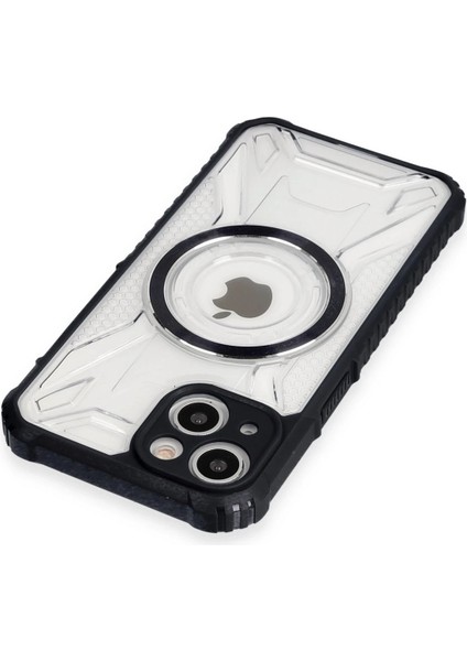 Iphone 14 Kılıf Prag Magneticsafe Kapak - Siyah Arbkd modelleri