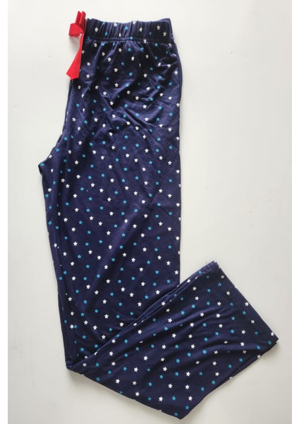 Bambu Likralı Ring Viskon Pijama Altı 6013