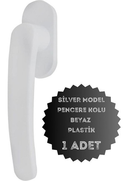 Pencere Kolu Silver Model / Plastik