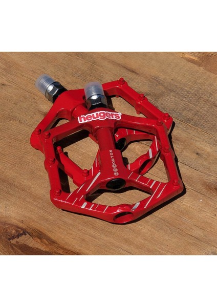 Rulmanlı Alüminyum Platform Pedal – 102 Mm, Kırmızı, Hafif ve Dayanıklı Mtb & Şehir Bisikleti Uyumlu