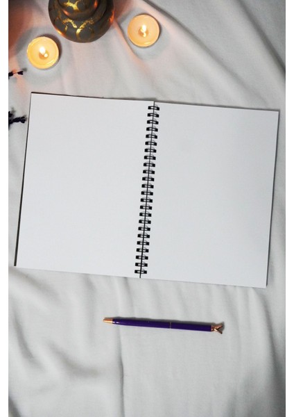 A5 Kalp Aşk Desen Siyah Kraft Kapaklı Çizgisiz Defter - 60 Yaprak (120 Sayfa) 15X21 cm - Anı Defteri fırsatları