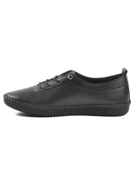 Siyah Hakiki Deri Kadın Casual Ayakkabı fiyatları
