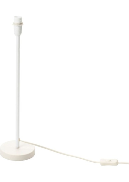 Masa Lambası Tabanı, Beyaz, 48 cm