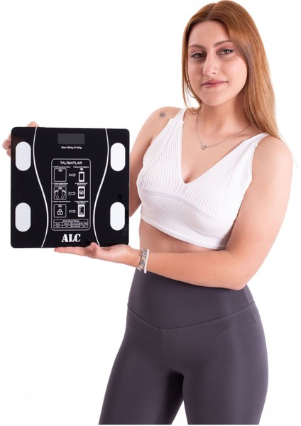Smart Body Scale Akıllı Banyo Baskülü Yağ Su Kas Vücut Kitle Endeksi Dijital Tartı fiyatları