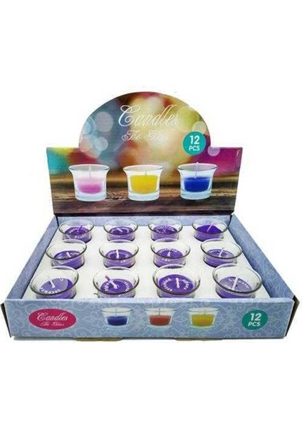 Mor Renkli Mum Kavanozu, 3.5x4.5 Cm, Şık ve Sıcak Atmosferler Için fiyatları