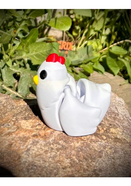 Tavuk Oyuncak - Çiftlikteki Kümesin Neşesi ! 🐔🥚🌾3d Hareketli Organik Model - Orta Boy modelleri