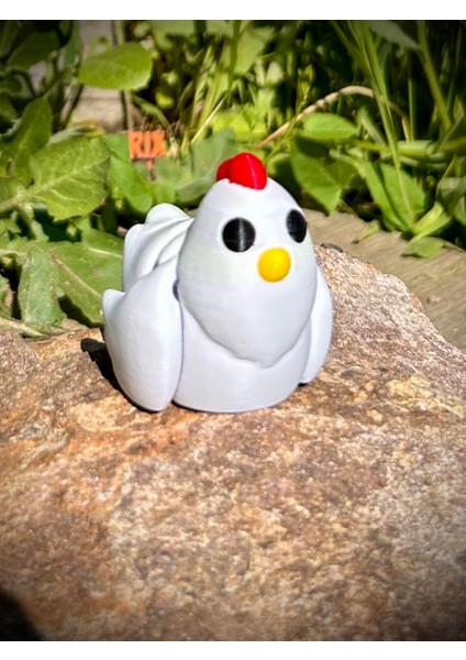 Tavuk Oyuncak - Çiftlikteki Kümesin Neşesi ! 🐔🥚🌾3d Hareketli Organik Model - Orta Boy indirimleri
