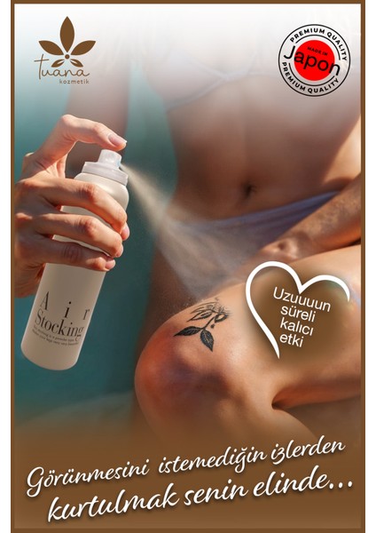 Air Stocking 03- Bronze Sprey Bacak Fondoteni - 30 ml modelleri