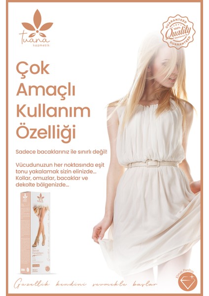 Air Stocking Ipek Tozlu, Nemlendirici, Bacak Spreyi Bronzlaştırıcı Etki Vücut Sprey 56. 7g Bronze