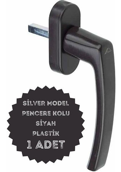 Pencere Kolu Silver Model / Plastik