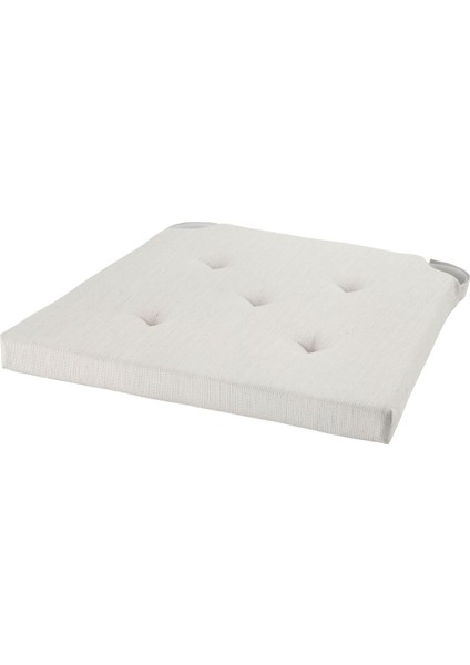 Sandalye Minderi, Ekru, 35/42X40X4 cm