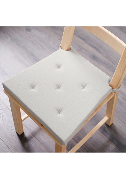 Sandalye Minderi, Ekru, 35/42X40X4 cm modelleri