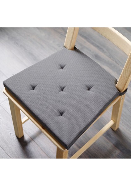 Sandalye Minderi, Gri, 35/42X40X4 cm fırsatları