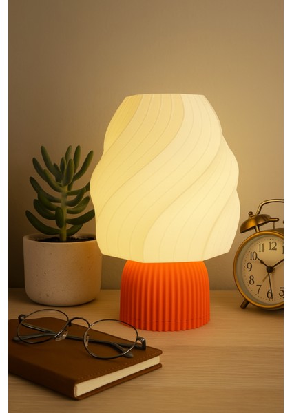 Ice Cream Lamp Modern Aydınlatma Gece Lambası Dekoratif Obje Tasarım Masa Lambası