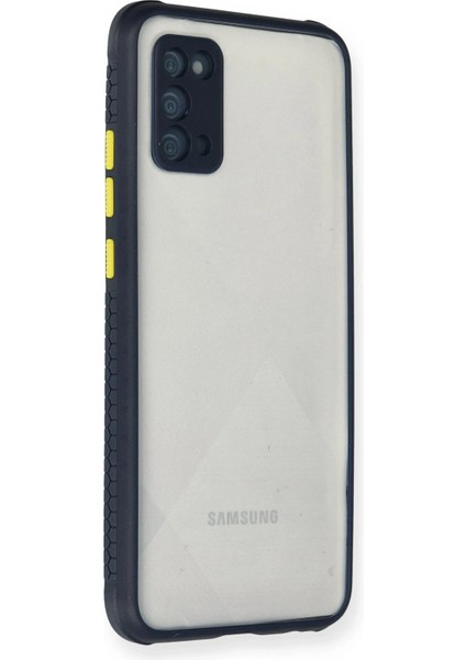 Samsung Galaxy A02S Kılıf Miami Şeffaf Silikon - Lacivert Arbkd fiyatları