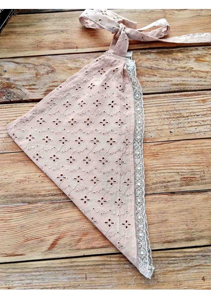 Bağcıklı Dantel Fisto Bandana | El Yapımı modelleri