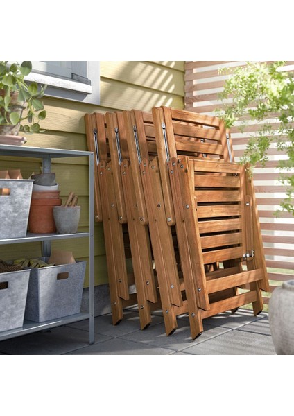 Yemek Masası ve Ayarlanabilir Sandalye Seti, Açık Kahverengi, Mindersiz, 4 Sandalyeli modelleri