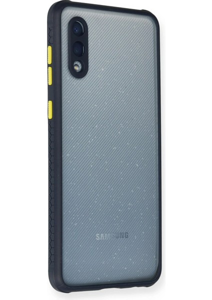 Samsung Galaxy A02 Kılıf Miami Şeffaf Silikon - Lacivert Arbkd fiyatları