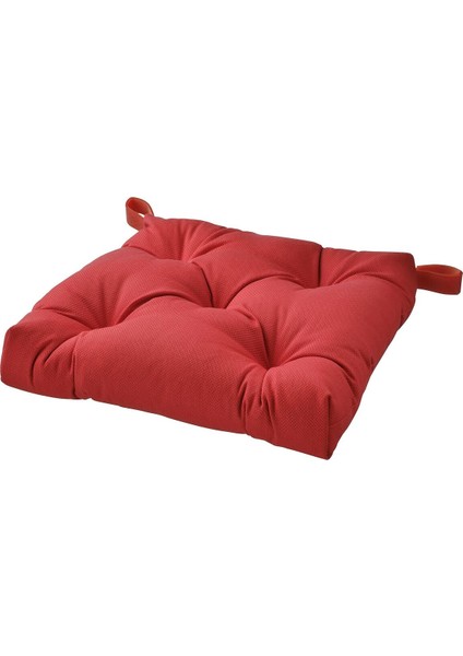 Sandalye Minderi, Koyu Kırmızı, 40/35X38X7 cm