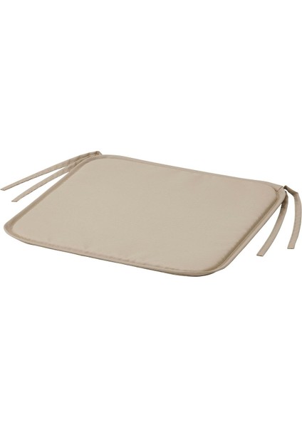 Sandalye Minderi, Gri-Bej, 34X34X1 cm