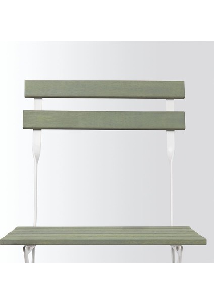 Katlanabilir Sandalye, Beyaz-Yeşil, Mindersiz modelleri