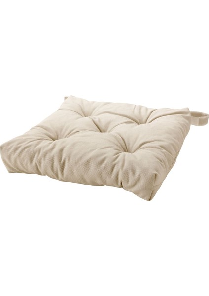 Sandalye Minderi, Ekru, 40/35X38X7 cm