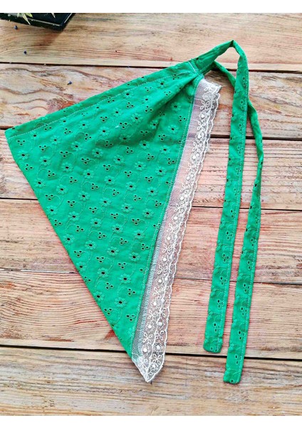 Bağcıklı Dantel Fisto Bandana | El Yapımı modelleri