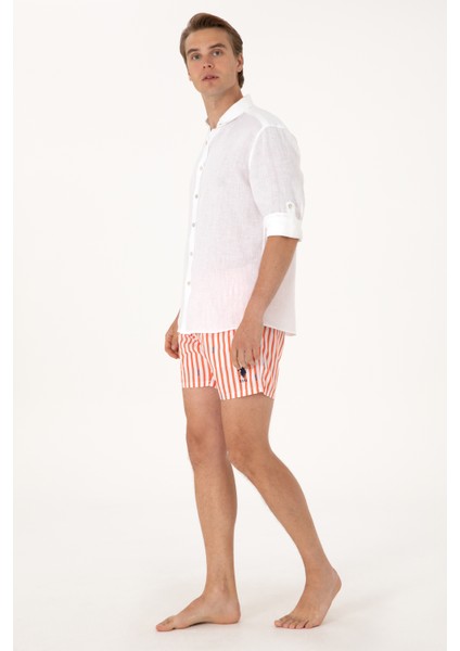 Erkek Nar Çiçeği Deniz Şortu 50299753-VR039