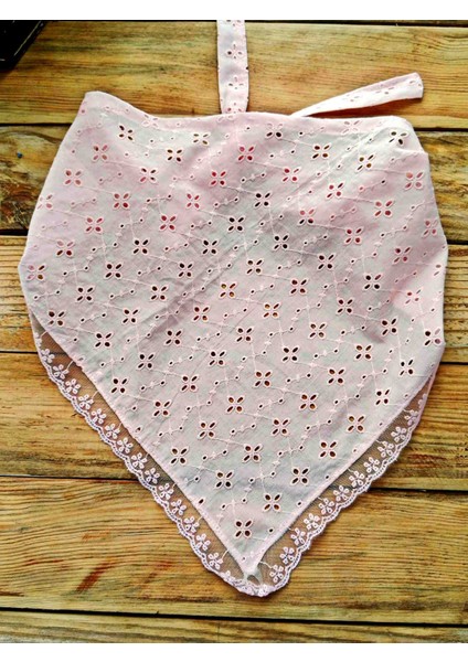 Bağcıklı Dantel Fisto Bandana | El Yapımı