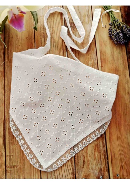 Bağcıklı Dantel Fisto Bandana | El Yapımı modelleri
