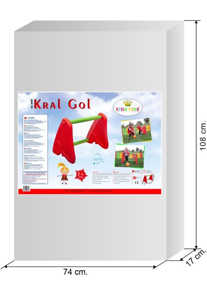 Mini Futbol Kalesi - Minyatür Kale - Çocuk Spor Oyuncağı - Anaokulu, Kreş